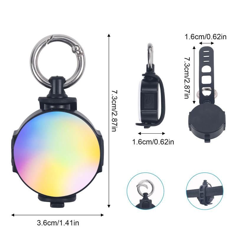 USB Rechargeable LED Pet Safety Light - Multi-Mode Dog & Cat Collar Flashlight for Night Adventures